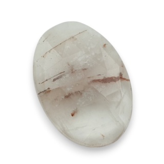 Kwarc z rutylem kaboszon fasetowany 32x22 mm nr 115