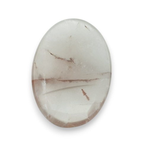 Kwarc z rutylem kaboszon fasetowany 32x22 mm nr 115 Kwarc z rutylem kaboszon fasetowany 32x22 mm nr 115