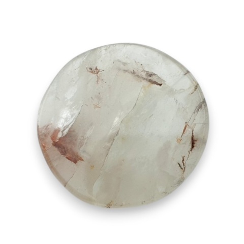 Kwarc z rutylem kaboszon fasetowany fi 22 mm nr 140 Kwarc z rutylem kaboszon fasetowany fi 22 mm nr 140