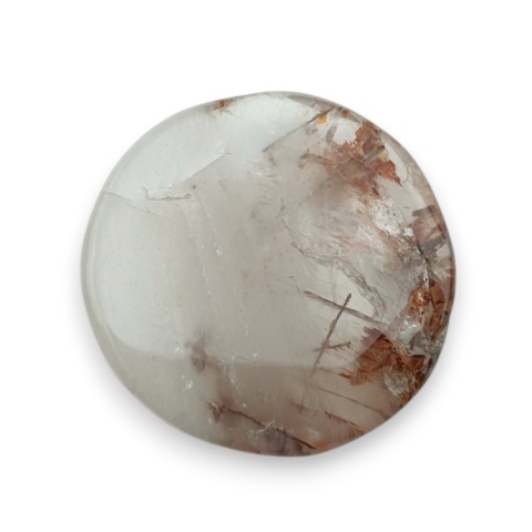 Kwarc z rutylem kaboszon fasetowany fi 24 mm nr 130 Kwarc z rutylem kaboszon fasetowany fi 24 mm nr 130
