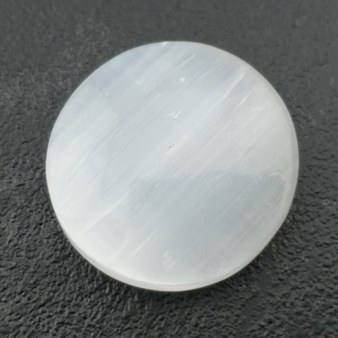 Selenite cabochon fi 25x mm no 54 Selenite cabochon fi 25x mm no 54