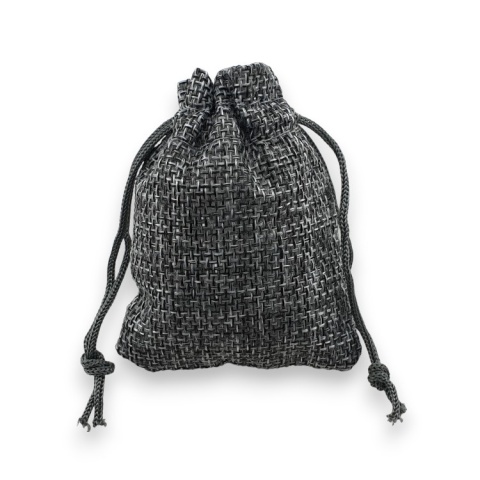 Decorative bag 9x7 cm 1 pc gray Decorative bag 9x7 cm 1 pc gray