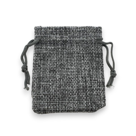 Decorative bag 9x7 cm 1 pc gray Decorative bag 9x7 cm 1 pc gray