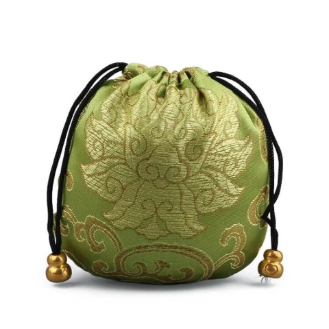 Woreczek ozdobny orientalny 11x11 cm 1 szt lime Woreczek ozdobny orientalny 11x11 cm 1 szt lime