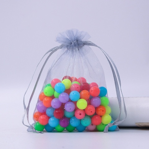Organza bag 10x8 cm 1 pc light gray Organza bag 10x8 cm 1 pc light gray