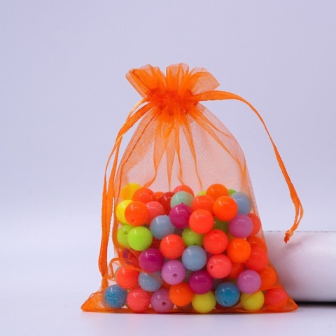 Organza bag 10x8 cm 1 pc orange