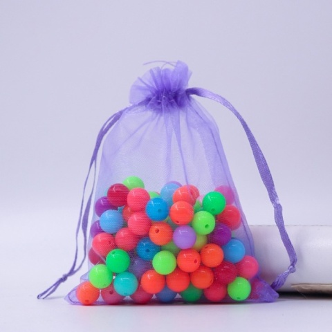 Organza bag 9x7 cm 1 pc light purple Organza bag 9x7 cm 1 pc light purple