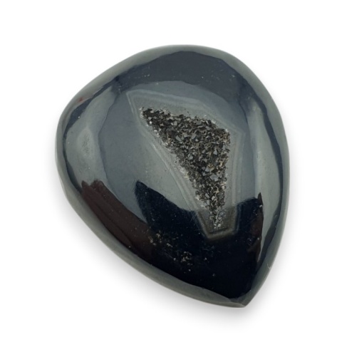 Agat druzy kaboszon 27x22 mm nr 186