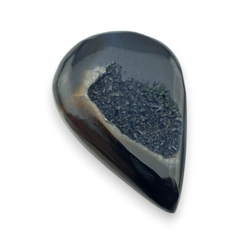 Agat druzy kaboszon 28x19 mm nr 304