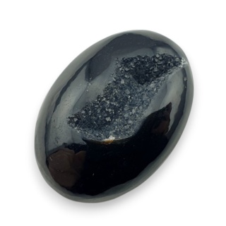 Agat druzy kaboszon 28x20 mm nr 202