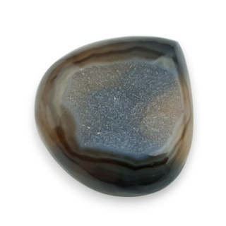 Agat druzy kaboszon 30x29 mm nr 191