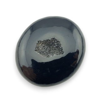 Agat druzy kaboszon 32x28 mm nr 243