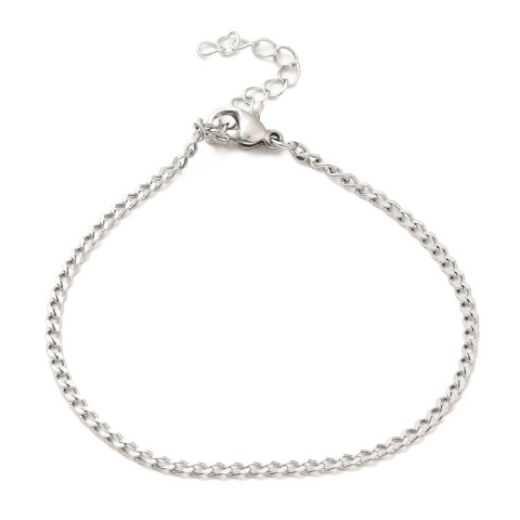 Stainless steel armour bracelet 17+3.5 cm Stainless steel armour bracelet 17+3.5 cm