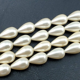 Koraliki Seashell łezka 17x10 mm 2 szt.