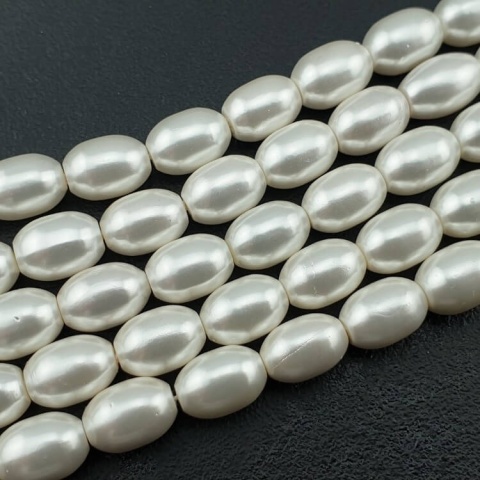 Koraliki Seashell owal 12x8,5 mm 4 szt. Koraliki Seashell owal 12x8,5 mm 4 szt.