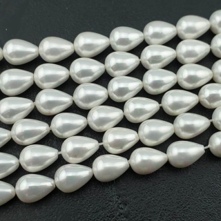 Koraliki Seashell łezka 11x8 mm 2 szt.