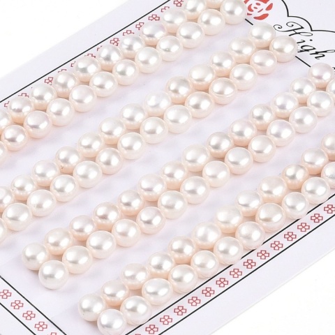Perła naturalna hodowana 6-6,5 mm para na kolczyki Perła naturalna hodowana 6-6,5 mm para na kolczyki