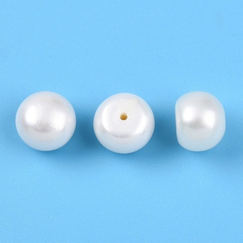 Natural cultured pearl 8-8.5 mm pair Natural cultured pearl 8-8.5 mm pair