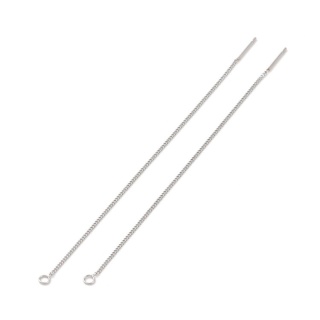 Baza kolczyków łańcuszek stal szlachetna 10,5 cm 2 szt.