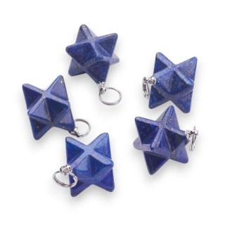 Lapis lazuli zawieszka merkaba 20 mm 1 szt.