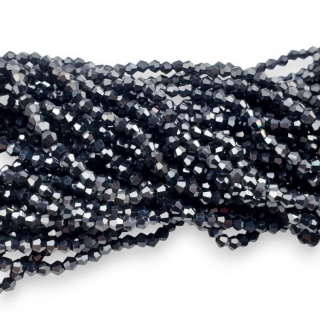 Bicone gunmetal 2,8-3 mm sznur