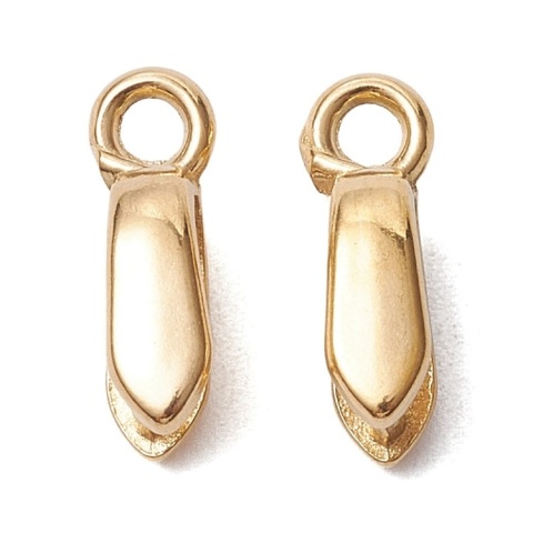 Stone bail stainless steel 11.5x3 mm 2 pcs gold plated IP coating Stone bail stainless steel 11.5x3 mm 2 pcs gold plated IP coating