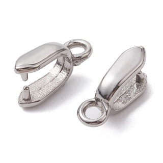 Krawatka do kamieni stal szlachetna 11,5x3 mm 2 szt