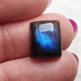 Labradoryt kaboszon 12x10 mm nr B503