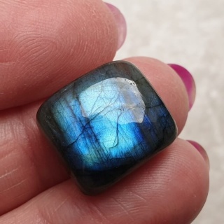Labradoryt kaboszon 16x5 mm nr B478