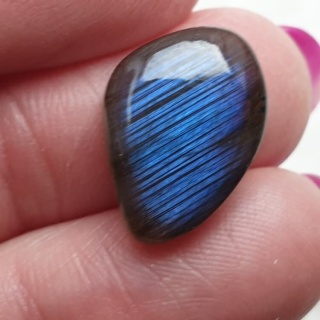 Labradoryt kaboszon 17x12 mm nr B499