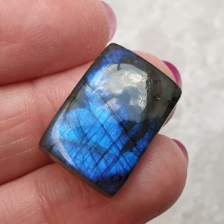 Labradoryt kaboszon 21x15 mm nr B443