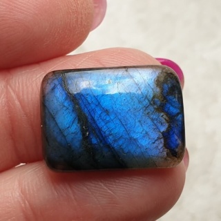 Labradoryt kaboszon 21x15 mm nr B550