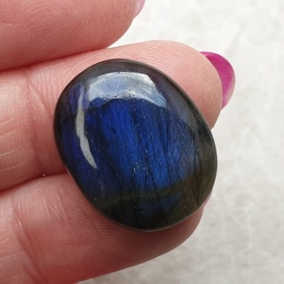 Labradoryt kaboszon 22x18 mm nr B449