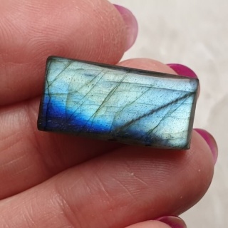 Labradoryt kaboszon 23x12 mm nr B423