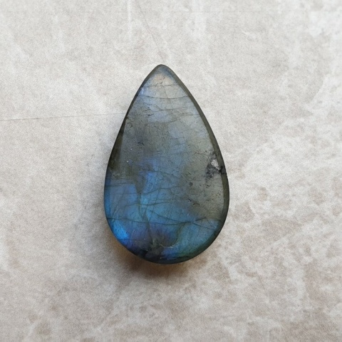 Labradorite cabochon 25x16 mm no B584 Labradorite cabochon 25x16 mm no B584
