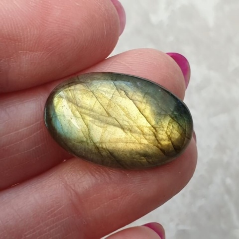 Labradorite cabochon 25x16 mm no B609 Labradorite cabochon 25x16 mm no B609