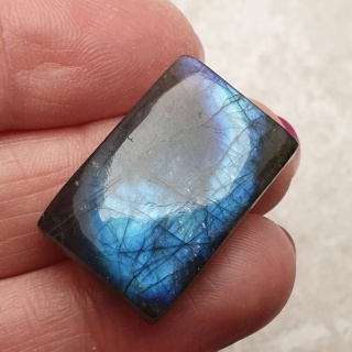 Labradoryt kaboszon 25x17 mm nr B369