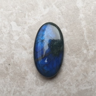 Labradoryt kaboszon 27x15 mm nr B394