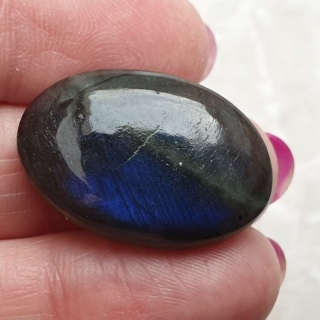 Labradoryt kaboszon 27x18 mm nr B466