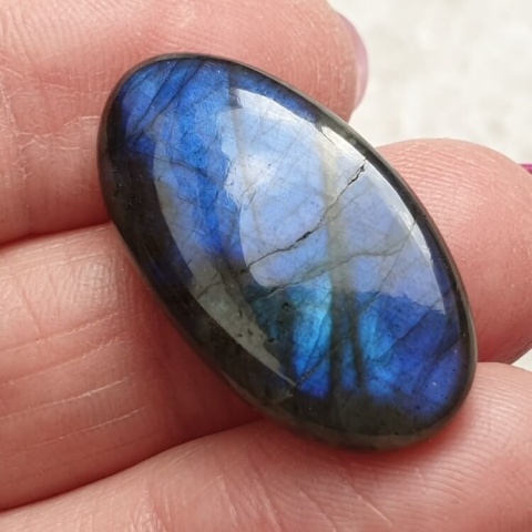 Labradorite cabochon 28x15 mm no B434