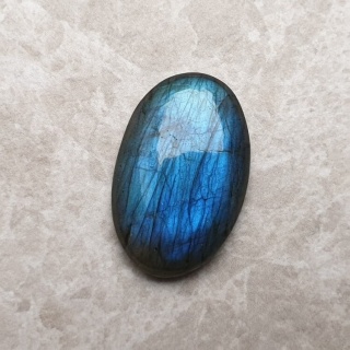 Labradoryt kaboszon 28x18 mm nr B366