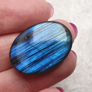 Labradoryt kaboszon 29x21 mm nr B356