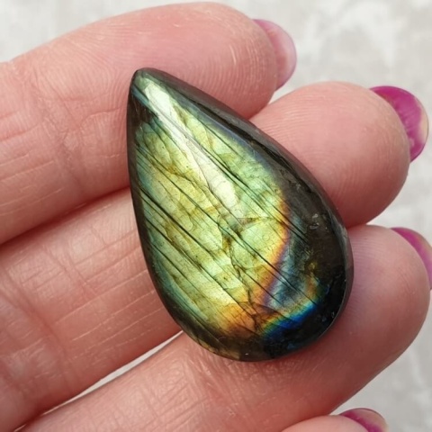 Labradorite cabochon 31x19 mm no B616 Labradorite cabochon 31x19 mm no B616