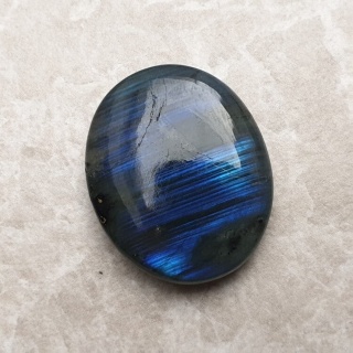 Labradoryt kaboszon 31x25 mm nr B398