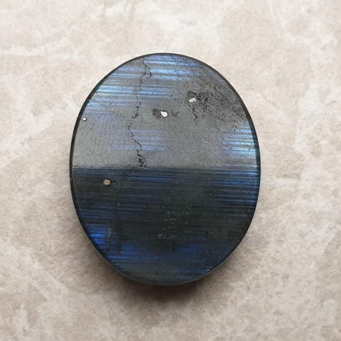Labradorite cabochon 31x25 mm no B398 Labradorite cabochon 31x25 mm no B398