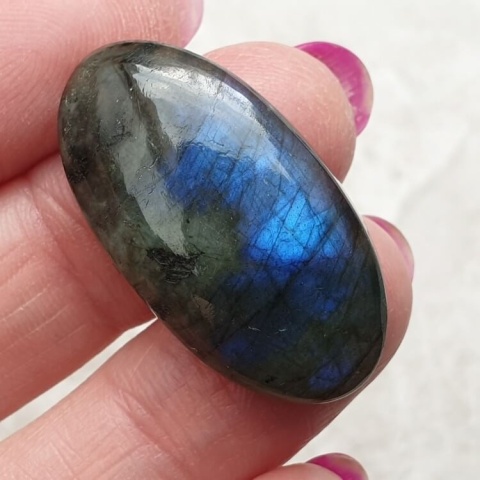 Labradorite cabochon 32x17 mm no B433 Labradorite cabochon 32x17 mm no B433