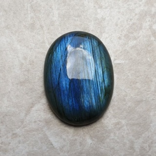 Labradoryt kaboszon 32x24 mm nr B508