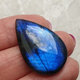 Labradoryt kaboszon 33x21 mm nr B410