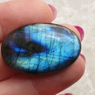 Labradoryt kaboszon 34x22 mm nr B521
