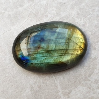 Labradoryt kaboszon 35x24 mm nr B627